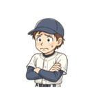 野球 男子 部活 スポーツ かわいい（個別スタンプ：2）