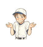 野球 男子 部活 スポーツ かわいい（個別スタンプ：4）