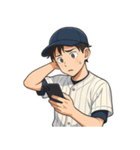 野球 男子 部活 スポーツ かわいい（個別スタンプ：13）