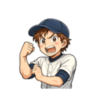 野球 男子 部活 スポーツ かわいい（個別スタンプ：19）