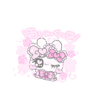 姫かわいいうさぎ♡♡（個別スタンプ：10）