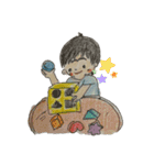 1歳から2歳 息子くんの遊びスタンプ（個別スタンプ：9）