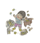 1歳から2歳 息子くんの遊びスタンプ（個別スタンプ：21）