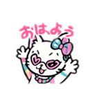 原宿系のポップでオシャレなネコチャン♡（個別スタンプ：5）