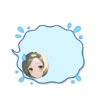 毎日美少女◆吹き出しスタンプ（個別スタンプ：1）
