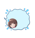 毎日美少女◆吹き出しスタンプ（個別スタンプ：7）