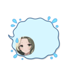 毎日美少女◆吹き出しスタンプ（個別スタンプ：16）