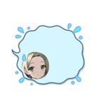 毎日美少女◆吹き出しスタンプ（個別スタンプ：17）