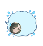 毎日美少女◆吹き出しスタンプ（個別スタンプ：18）