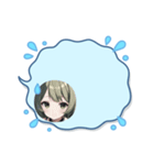 毎日美少女◆吹き出しスタンプ（個別スタンプ：21）