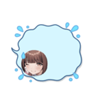 毎日美少女◆吹き出しスタンプ（個別スタンプ：24）
