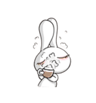 うさぎのボタン（わたしはエマの中から）（個別スタンプ：5）