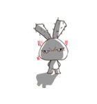うさぎのボタン（わたしはエマの中から）（個別スタンプ：8）
