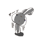 うさぎのボタン（わたしはエマの中から）（個別スタンプ：10）