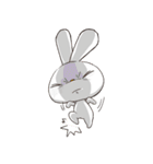 うさぎのボタン（わたしはエマの中から）（個別スタンプ：12）