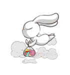 うさぎのボタン（わたしはエマの中から）（個別スタンプ：17）