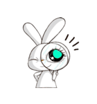 うさぎのボタン（わたしはエマの中から）（個別スタンプ：25）