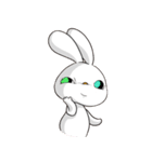 うさぎのボタン（わたしはエマの中から）（個別スタンプ：30）