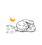 うさぎのボタン（わたしはエマの中から）（個別スタンプ：36）
