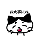 感情豊かなハチワレネコ（個別スタンプ：2）