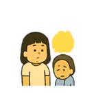 ばあばとわたしのあったかスタンプ（個別スタンプ：5）
