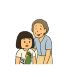 ばあばとわたしのあったかスタンプ（個別スタンプ：11）