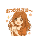 毎日だいすき♡ふんわり彼女語録（個別スタンプ：18）