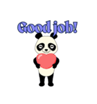 Lovely sticker panda（個別スタンプ：2）