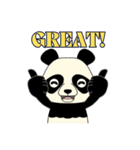 Lovely sticker panda（個別スタンプ：6）