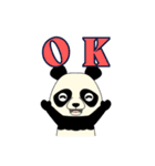 Lovely sticker panda（個別スタンプ：7）