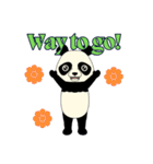 Lovely sticker panda（個別スタンプ：9）