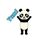 Lovely sticker panda（個別スタンプ：10）