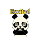 Lovely sticker panda（個別スタンプ：12）
