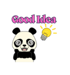 Lovely sticker panda（個別スタンプ：13）