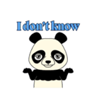 Lovely sticker panda（個別スタンプ：15）