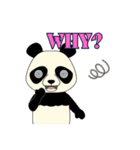 Lovely sticker panda（個別スタンプ：16）