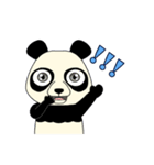 Lovely sticker panda（個別スタンプ：17）