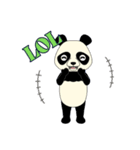 Lovely sticker panda（個別スタンプ：18）