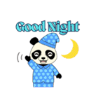 Lovely sticker panda（個別スタンプ：21）