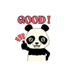 Lovely sticker panda（個別スタンプ：22）