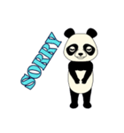 Lovely sticker panda（個別スタンプ：30）