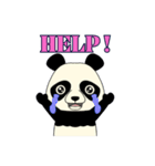 Lovely sticker panda（個別スタンプ：33）