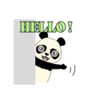 Lovely sticker panda（個別スタンプ：35）