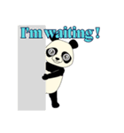 Lovely sticker panda（個別スタンプ：38）