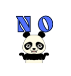 Lovely sticker panda(日本語版）（個別スタンプ：8）
