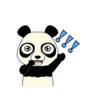 Lovely sticker panda(日本語版）（個別スタンプ：17）