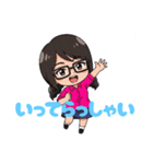 2頭身キャラスタンプ（個別スタンプ：8）