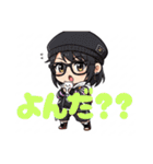 2頭身キャラスタンプ（個別スタンプ：9）