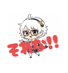 2頭身キャラスタンプ（個別スタンプ：16）