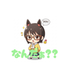 2頭身キャラスタンプ（個別スタンプ：18）
